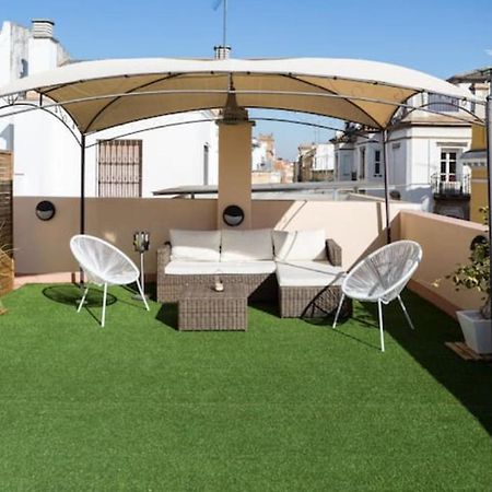 Ferienwohnung Esse Atico. Precioso Atico Con Terraza En Pleno Centro Sevilla Exterior foto